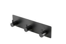 Knage trippel selvklæbende sort - REN